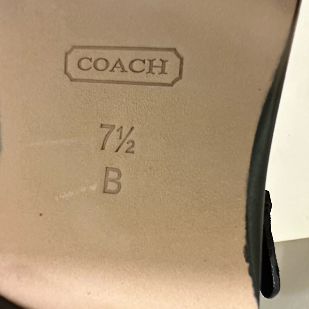 Coach Black Suede Moto Boots (New!!) - Picture 7 of 8